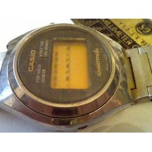 Vintage Casio Worldtime Lcd Casiotron Watch 4u2fix