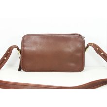Vintage Coach Brown Leather Classic Purse, Cross body Shoulder bag, Handbag