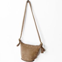 Vintage Coach Tan Leather Mini Bucket Bag