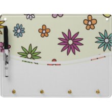 Vintage Colorful Girly Pink Red Floral Pattern Dry-erase Whiteboards