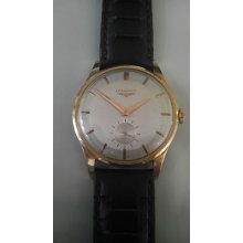 Vintage Gentleman's 1950's Longines 18k Yg