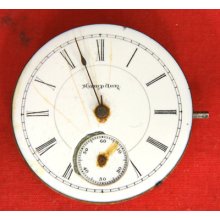 Vintage Hampden 6 Size Pocket Watch Movement - 563511 H/c - 2 Fix