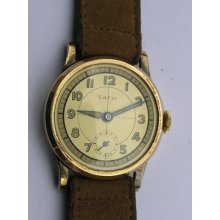 Vintage Laco Gold 20mic.men's Wrist Watch Swiss 1930's
