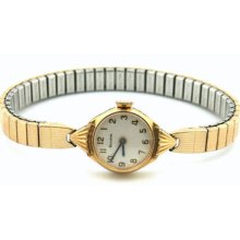 Vintage Ladies Gold Plated Bulova Manual Wind Watch