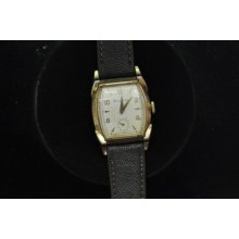 Vintage Mens Bulova Wristwatch Caliber 10bm For Repairs