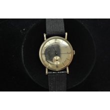 Vintage Mens Bulova Wristwatch Caliber 11af Nice Dial Keeping Time