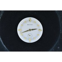 Vintage Mens Bulova Wristwatch Movement Caliber 11af Runs