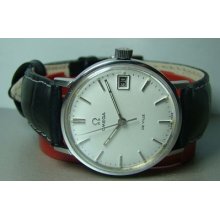 Vintage Omega De Ville Date Winding Swiss Mens 613 Wrist Watch Y353 Used Antique