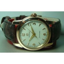 Vintage Omega Seamaster Winding Steel Gold Swiss Mens 420 Old Used Antique Watch