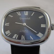 Vintage Swiss Made Watch St Steel Gigandet 1960