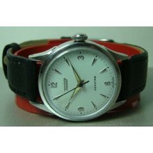 Vintage Tissot Seastar Winding Swiss 6713 6714 5p Old Used Antique Watch F933
