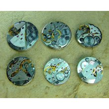 Vintage watch movements - set of 6 - c143