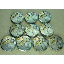 Vintage watch movements - set of 10 - c7