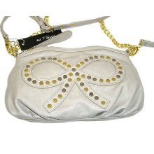 W422 Olivia + Joy 'jitterbug' Women's Light Grey Cross Body Handbag Purse