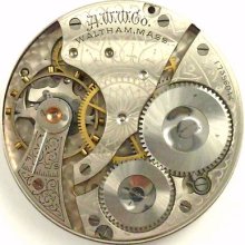 Waltham 16 Size Pocket Watch Movement - Spare Parts / Repair