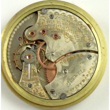 Waltham Grade K Running Pocket Watch Movement - Spare Parts / Repair