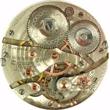 Waltham Riverside Pocket Watch Movement - Spare Parts / Repair