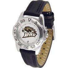 Western Michigan University Women's Leather Band Athletic Watch