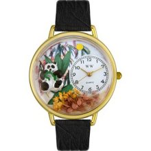 Whimsical watches panda bear gold watch - One Size