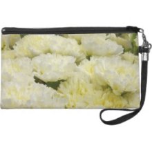 White Bouquet Wristlet