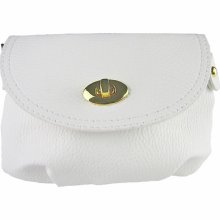 White Cross Body Handbag Shoulder Mini Bag Messenger Totes Faux Leather Z