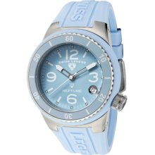 Women's Neptune (40 mm) Baby Blue Dial Baby Blue Silicone ...