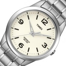 Womens Timex Analog Watch Stainless Steel Bracelet Indiglo