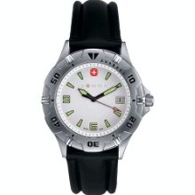 1048-13 -- Wenger Mens Swiss Military Brigade Bk Strp Watch