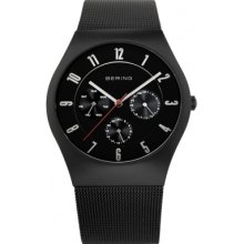 11939-226 Bering Time Mens Black Multifunction Watch