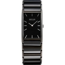 30125-743 Bering Time Ladies Ceramic Black Watch