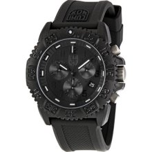 3081bo Luminox Colormark Chronograph Black Leather Navy Seal Watch