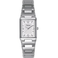43T12 Caravelle Watch Ladies Stainless Steel Fold Over Bracelet