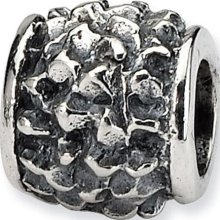 925 Sterling Silver Bumpy Kids Bali Charm Jewelry Bead ...