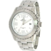 Adee Kaye Men's Stainless Steel Quartz Sports Watch AK5002-M White