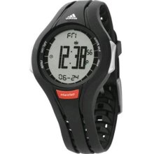 Adidas Men's ADP1646 Black Resin Quartz Watch with Grey Dial