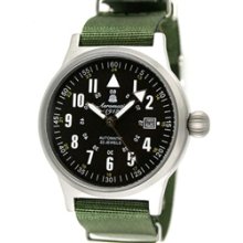 Aeromatic 1912 Automatic Aviator's Watch with Green NATO Strap #A1336
