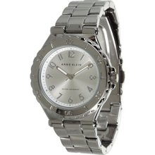 Ak Anne Klein Women's Ak-1271mptt White Dial Silver-tone Bracelet Watch