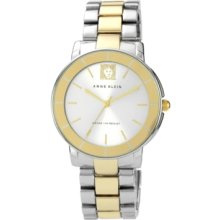 AK Anne Klein Women's AK-1063SVTT Leo Collection Two-Tone Bracelet Watch