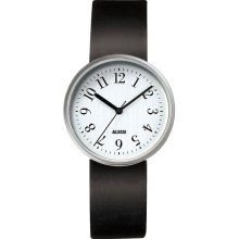 Alessi Watch: Achille Castiglioni Record Small - Black