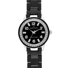 Anne Klein Crystal & Ceramic Watch