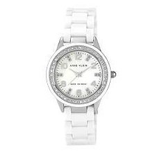 Anne Klein Ladies White Ceramic Watch