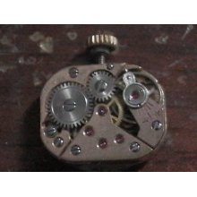 Antique Wristwatch Movement Fef 6650 For Repair