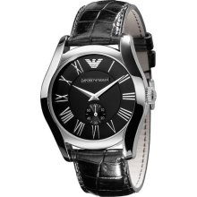 AR0643 Emporio Armani Mens Classic Black Watch