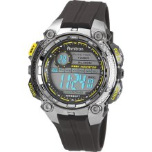 Armitron Silver Tone And Gray Resin Digital Chronograph Watch - 40