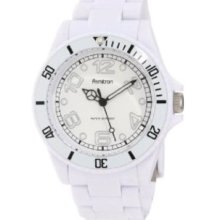 Armitron Womens 256408WHT Sport White Dial and Resin Bracelet