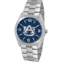 Auburn Tigers Game Time Elite Watch - Stainless Steel W/textured Dial