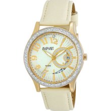 August Steiner As8042yg Diamond Quartz Womans Watch