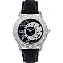 Authentic Womens Joe Rodeo Black Beverly Jbly1 1.35ct.apx.real Diamond Watch