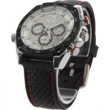 Automatic Mechanical Mens Sport Outdoor Watch Date & Day Analog Rubber Band