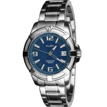 AXHJ77X1 ALBA Men's Quartz Blue Dial Analog Sports Watch